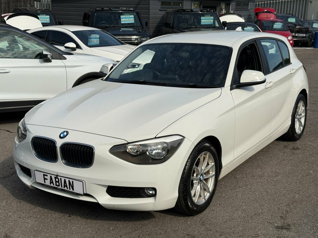 BMW 1 Series 1.6L Efficientdynamics White #5