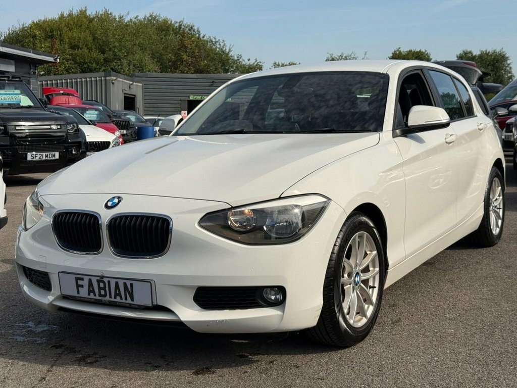 BMW 1 Series 1.6L Efficientdynamics White #3