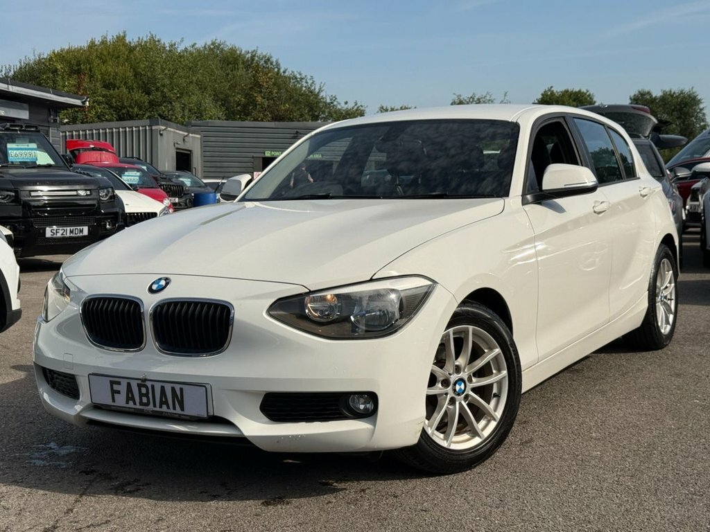 BMW 1 Series 1.6L Efficientdynamics White #2