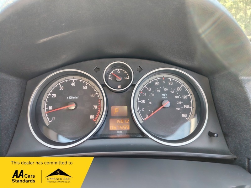 Vauxhall Astra 1.8I Exclusiv Black Twin Top 17 Black #28