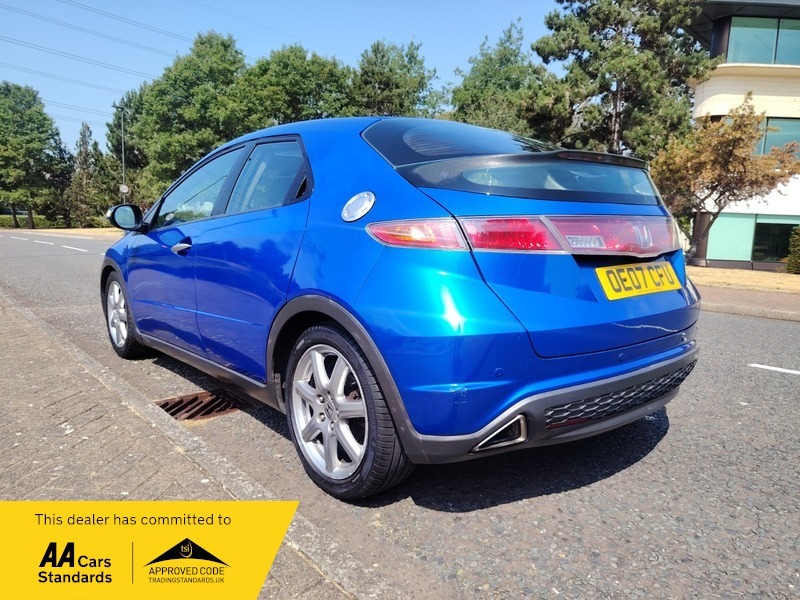 Honda Civic 1.8 I-vtec Ex Hatchback Blue #5