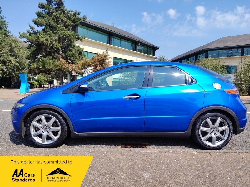 Honda Civic 1.8 I-vtec Ex Hatchback Blue #4