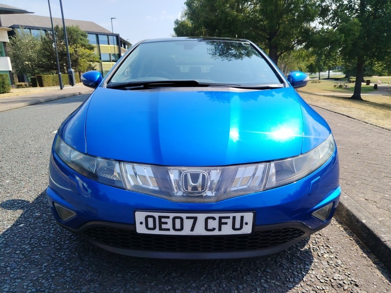 Honda Civic 1.8 I-vtec Ex Hatchback Blue #2