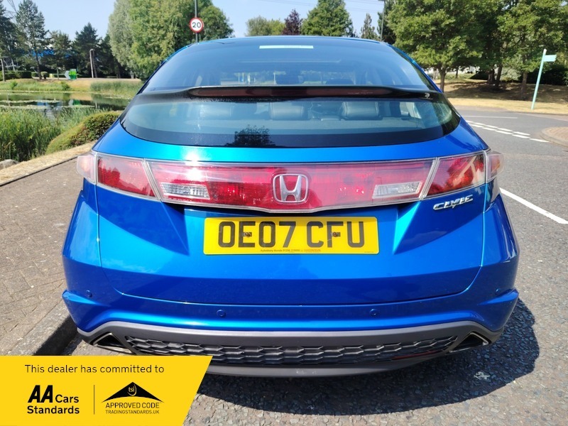 Honda Civic 1.8 I-vtec Ex Hatchback Blue #6