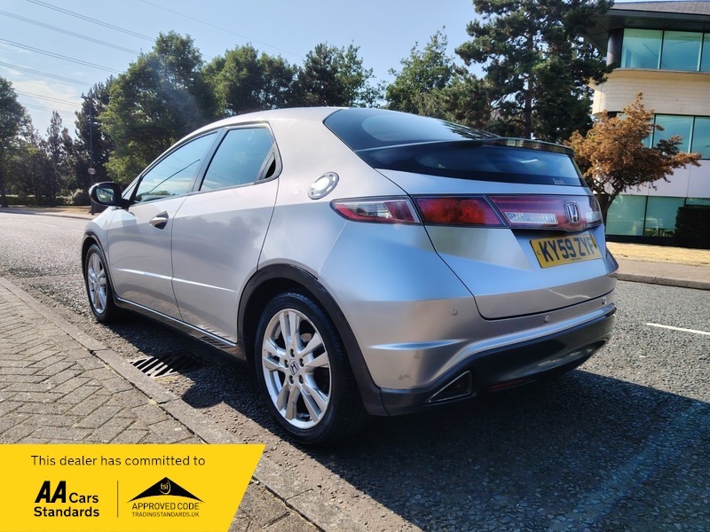 Honda Civic 1.8 I-vtec Es Gt Silver #5