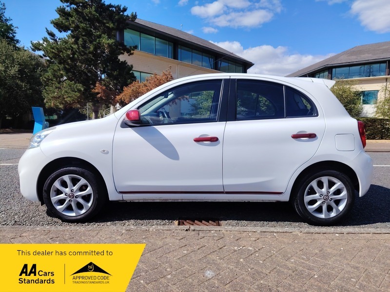 Nissan Micra 1.2 Acenta Hatchback White #4