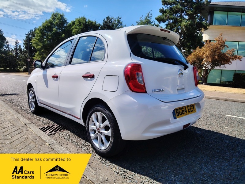 Nissan Micra 1.2 Acenta Hatchback White #5