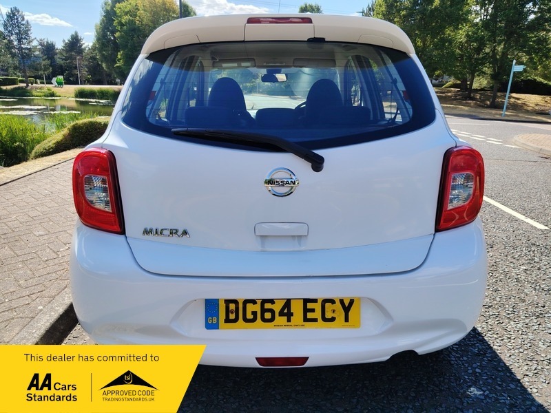 Nissan Micra 1.2 Acenta Hatchback White #6