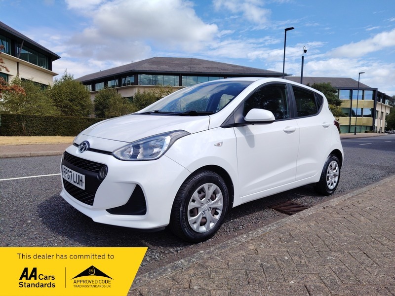 Hyundai I10 1.0 Se Hatchback White #3
