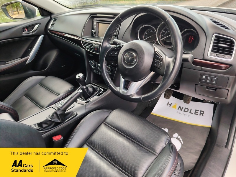 Mazda 6 2.2 Skyactiv-d Se-l Nav Tourer Euro 6 Ss White #24