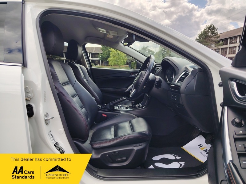 Mazda 6 2.2 Skyactiv-d Se-l Nav Tourer Euro 6 Ss White #26