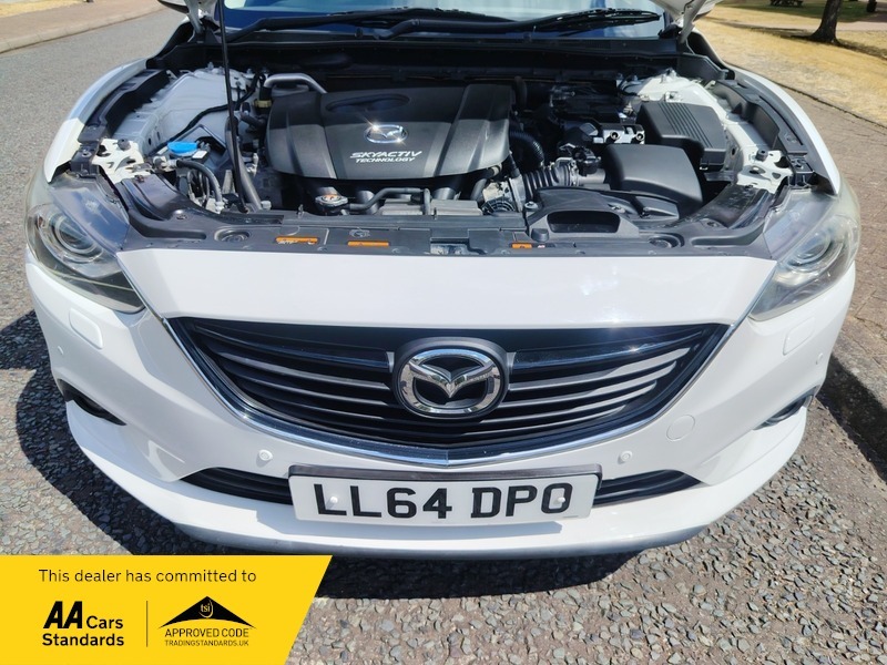 Mazda 6 2.2 Skyactiv-d Se-l Nav Tourer Euro 6 Ss White #46