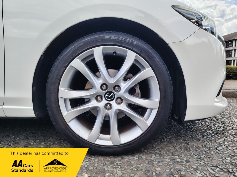 Mazda 6 2.2 Skyactiv-d Se-l Nav Tourer Euro 6 Ss White #15