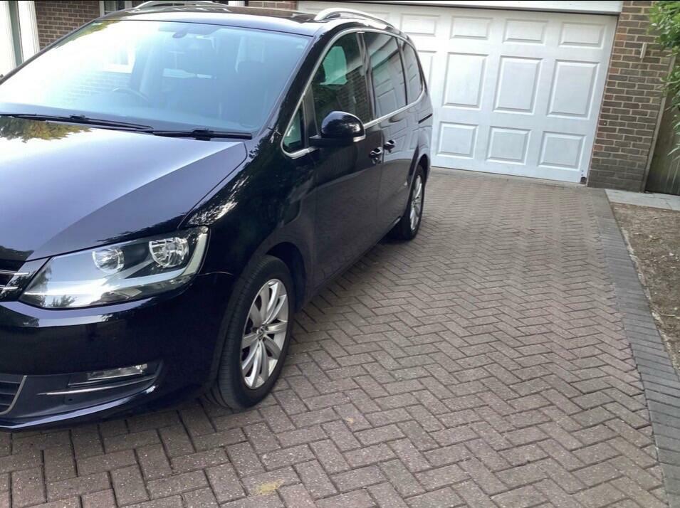 Volkswagen Sharan 2.0 Tdi Bluemotion Tech Sel Dsg Euro 5 Ss Black #2