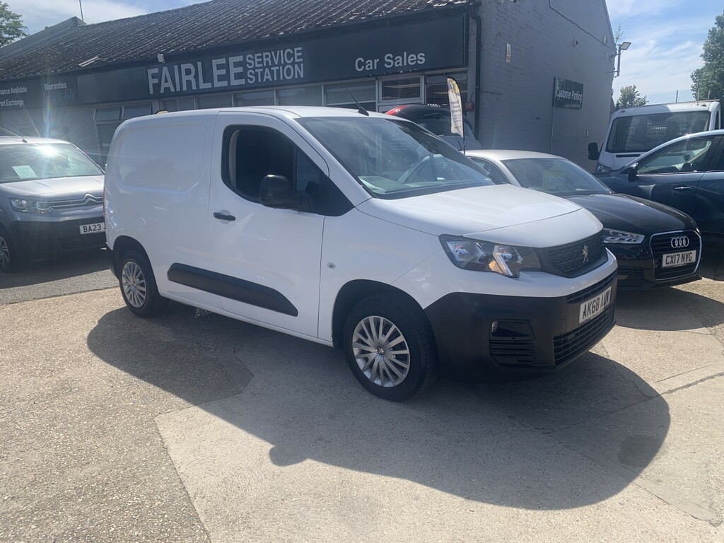 Peugeot Partner Panel Van 1.6 Bluehdi 650 Professional 2018 White #2