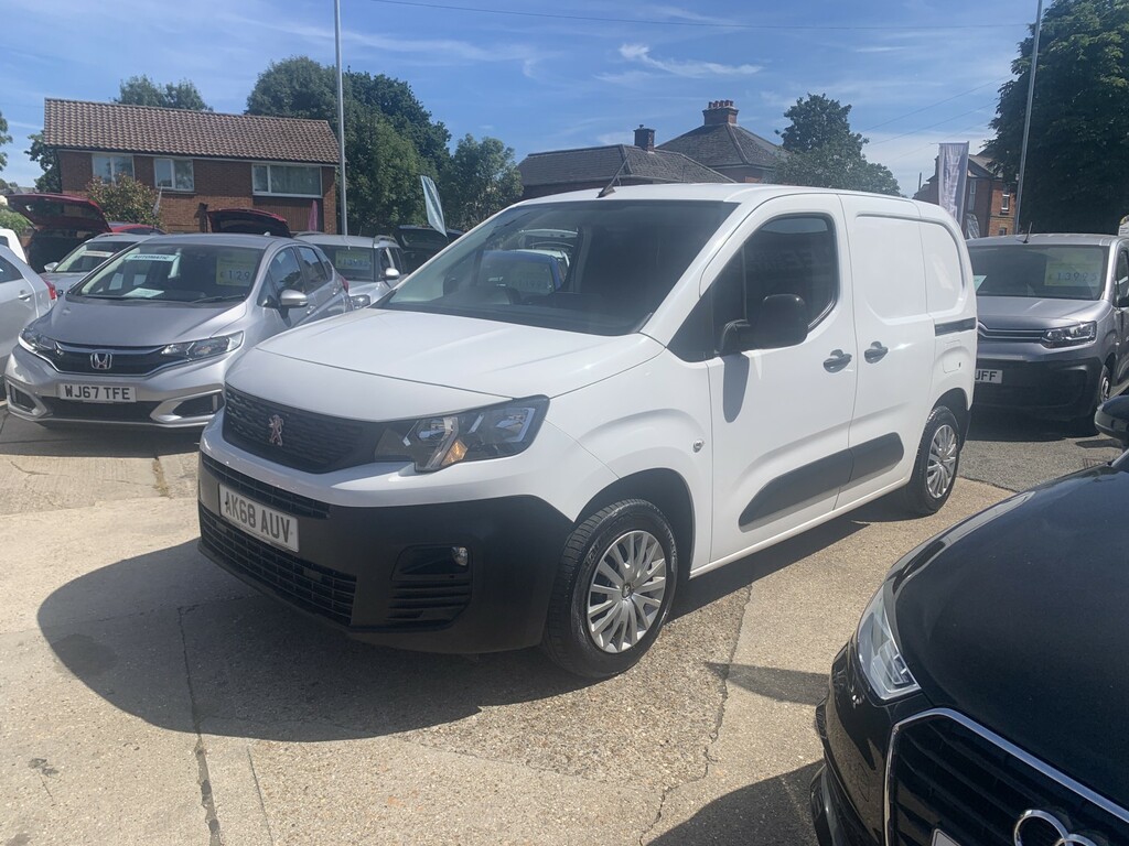 Peugeot Partner Panel Van 1.6 Bluehdi 650 Professional 2018 White #4