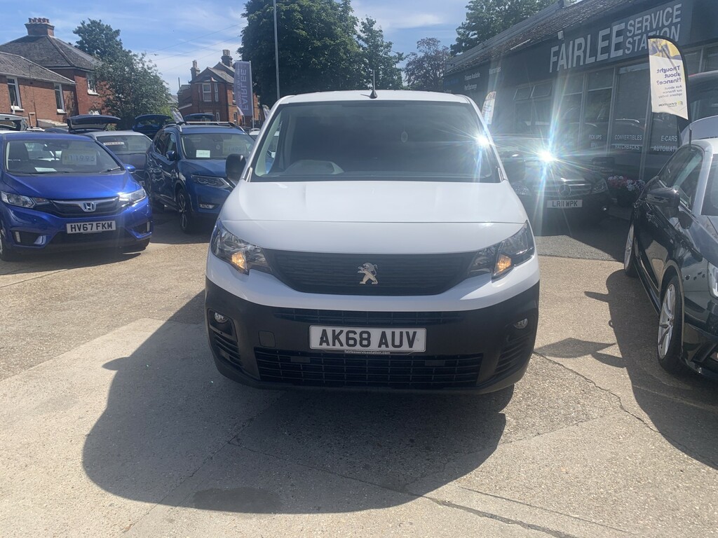 Peugeot Partner Panel Van 1.6 Bluehdi 650 Professional 2018 White #3
