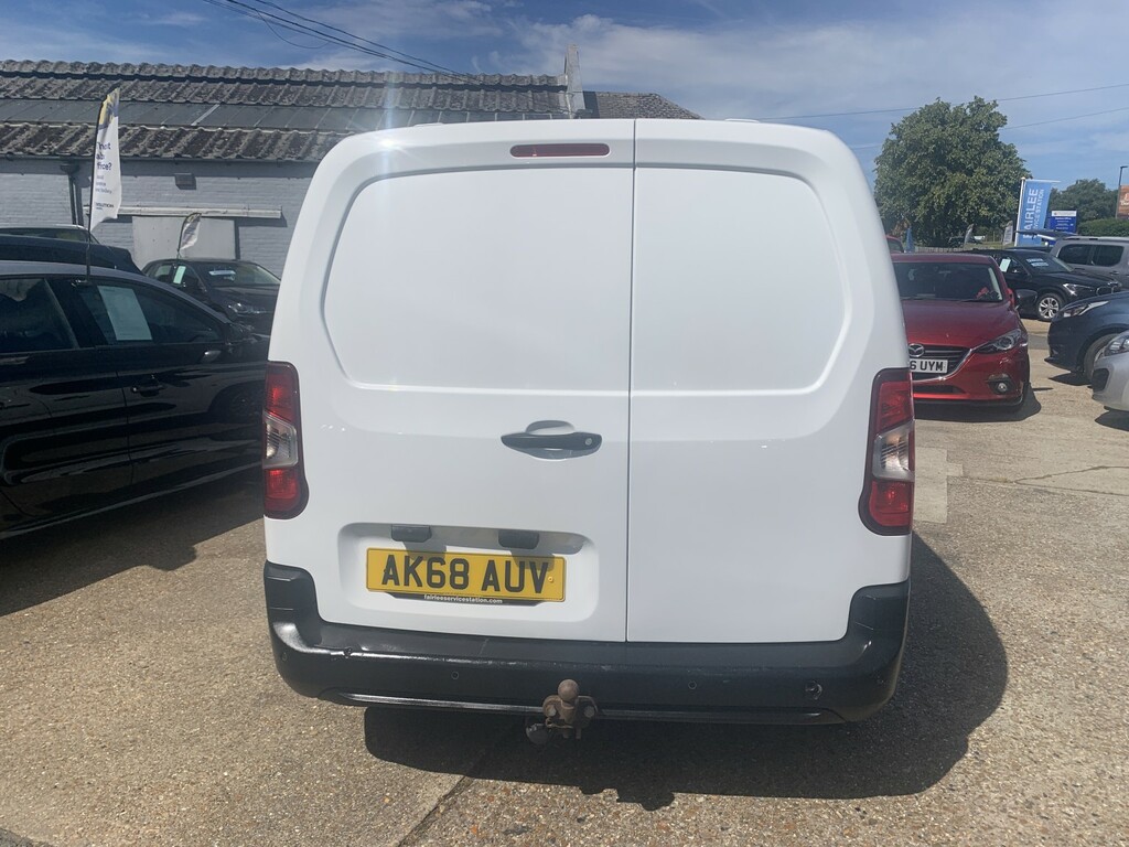 Peugeot Partner Panel Van 1.6 Bluehdi 650 Professional 2018 White #6