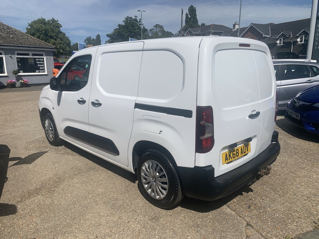 Peugeot Partner Panel Van 1.6 Bluehdi 650 Professional 2018 White #5