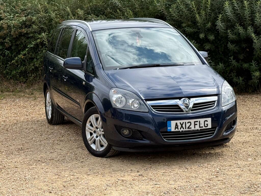 Vauxhall Zafira Design Blue