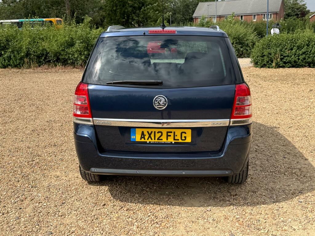 Vauxhall Zafira 1.6 16V Exclusiv Mpv Euro 5 115 Silver #8