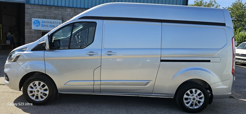 Ford Transit Custom Panel Van 2.0 Transit Custom Limited Van 300 L2 2. BJ73KMG Silver #3