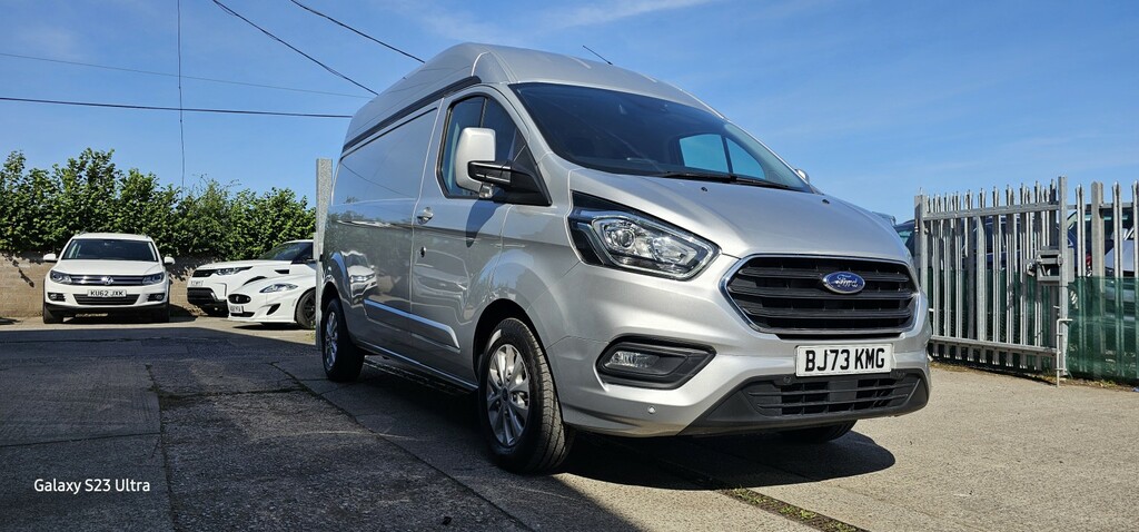 Ford Transit Custom Panel Van 2.0 Transit Custom Limited Van 300 L2 2. BJ73KMG Silver #5