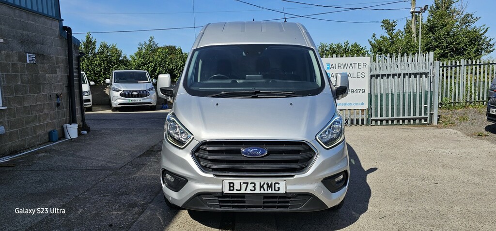 Ford Transit Custom Panel Van 2.0 Transit Custom Limited Van 300 L2 2. BJ73KMG Silver #6