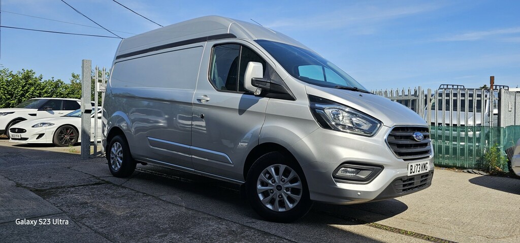 Ford Transit Custom Panel Van 2.0 Transit Custom Limited Van 300 L2 2. BJ73KMG Silver