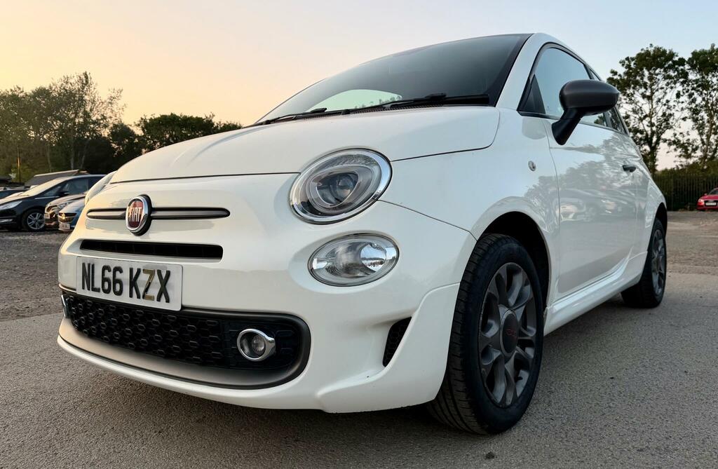 Fiat 500 S White #3