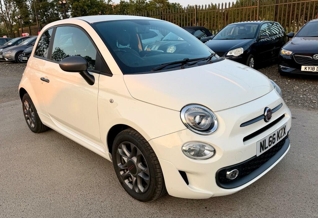 Fiat 500 S White #5