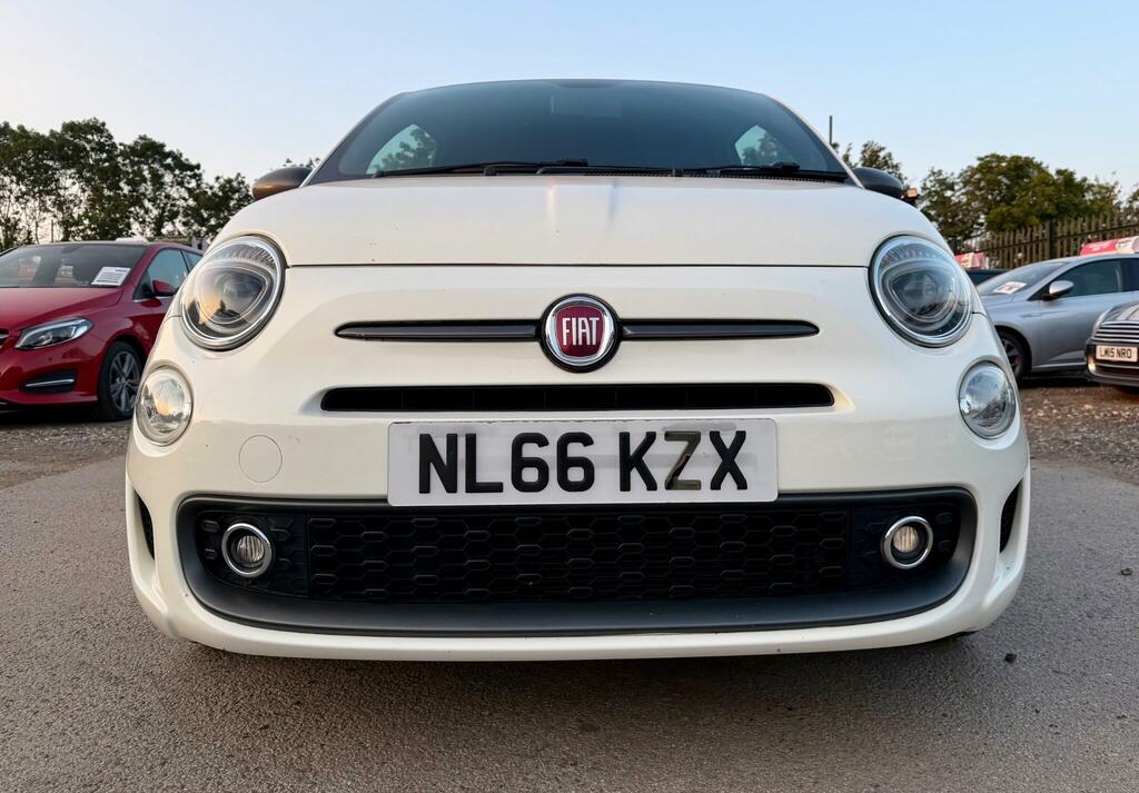 Fiat 500 S White #6