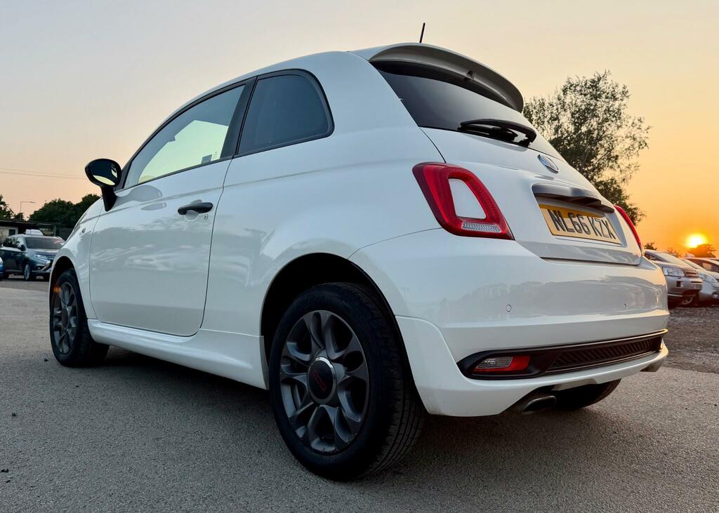 Fiat 500 S White #4