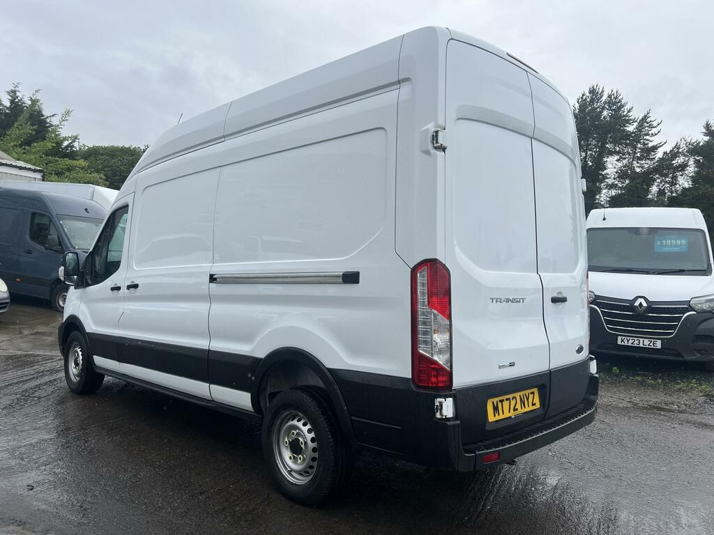 Ford Transit Custom 2.0 350 Ecoblue Mhev Leader Panel Van M MT72NYZ White #4