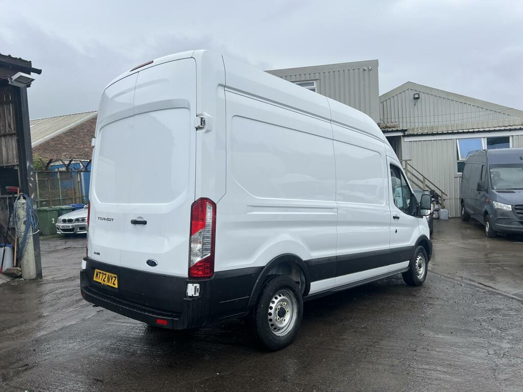 Ford Transit Custom 2.0 350 Ecoblue Mhev Leader Panel Van M MT72NYZ White #6