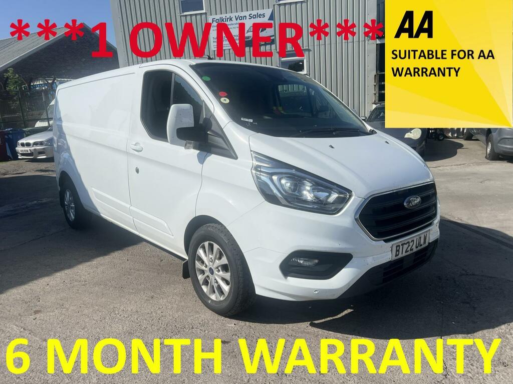 Ford Transit Custom 2.0 300 Ecoblue Limited Panel Van Manua White