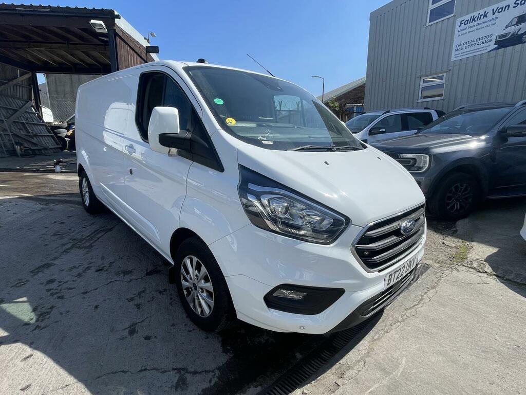 Ford Transit Custom 2.0 300 Ecoblue Limited Panel Van Manua White