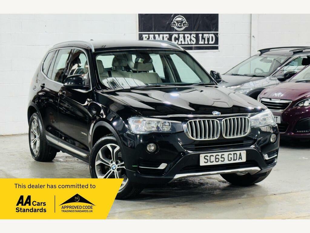 BMW X3 2.0 20D Xline Xdrive Euro 6 S S Black