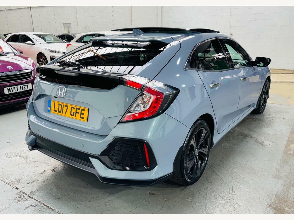 Honda Civic 1.5 Vtec Turbo Prestige Cvt Euro 6 S S Grey #4
