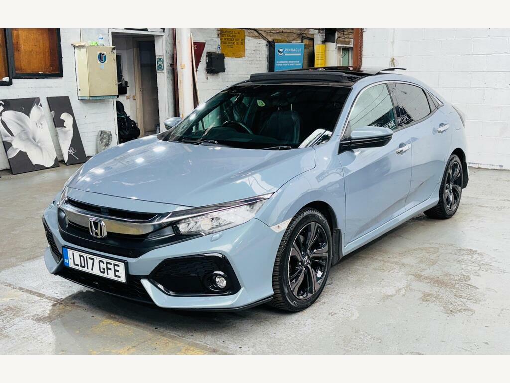 Honda Civic 1.5 Vtec Turbo Prestige Cvt Euro 6 S S Grey #3