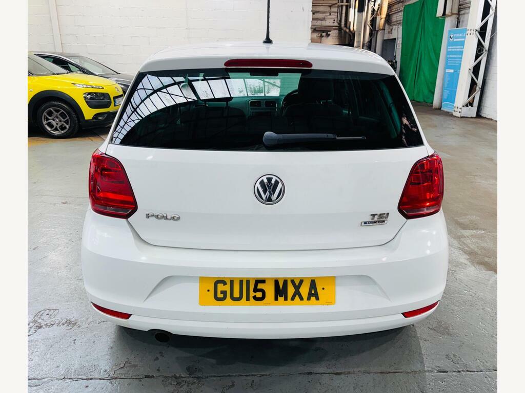 Volkswagen Polo 1.2 Tsi Bluemotion Tech Se Design Euro 6 S S White #5