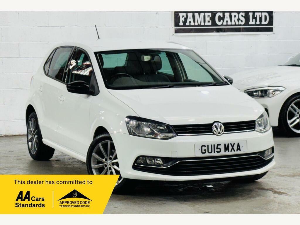 Volkswagen Polo 1.2 Tsi Bluemotion Tech Se Design Euro 6 S S White