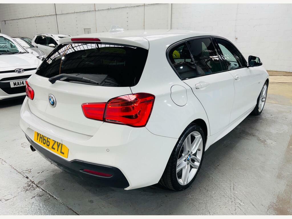 BMW 1 Series 2.0 118D M Sport Euro 6 S S White #4