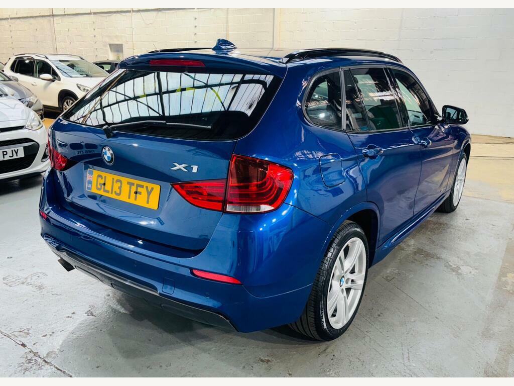 BMW X1 2.0 20D M Sport Xdrive Euro 5 S S Blue #4