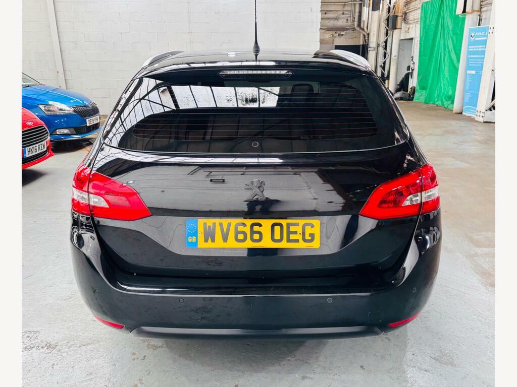 Peugeot 308 SW 1.6 Bluehdi Allure Eat Euro 6 S S Black #5