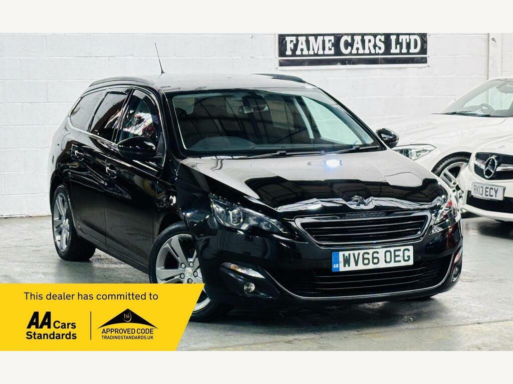 Peugeot 308 SW 1.6 Bluehdi Allure Eat Euro 6 S S Black