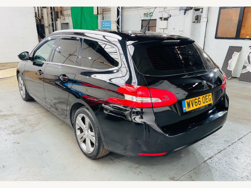 Peugeot 308 SW 1.6 Bluehdi Allure Eat Euro 6 S S Black #6