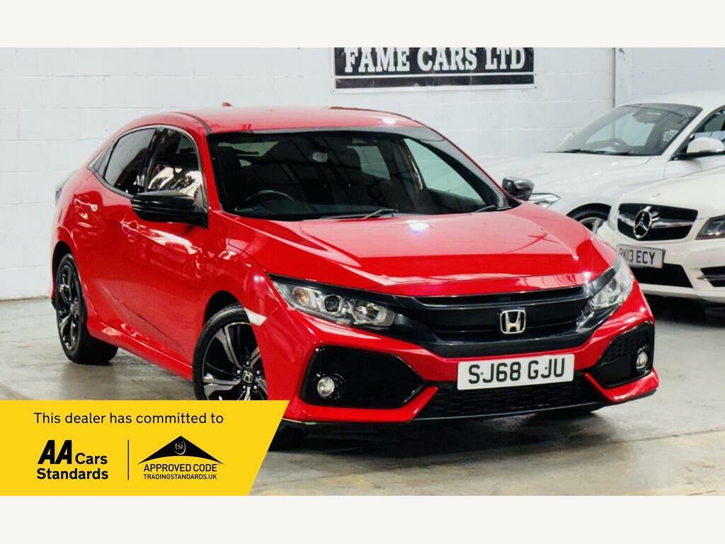 Honda Civic 1.0 Vtec Turbo Sr Euro 6 S S Red