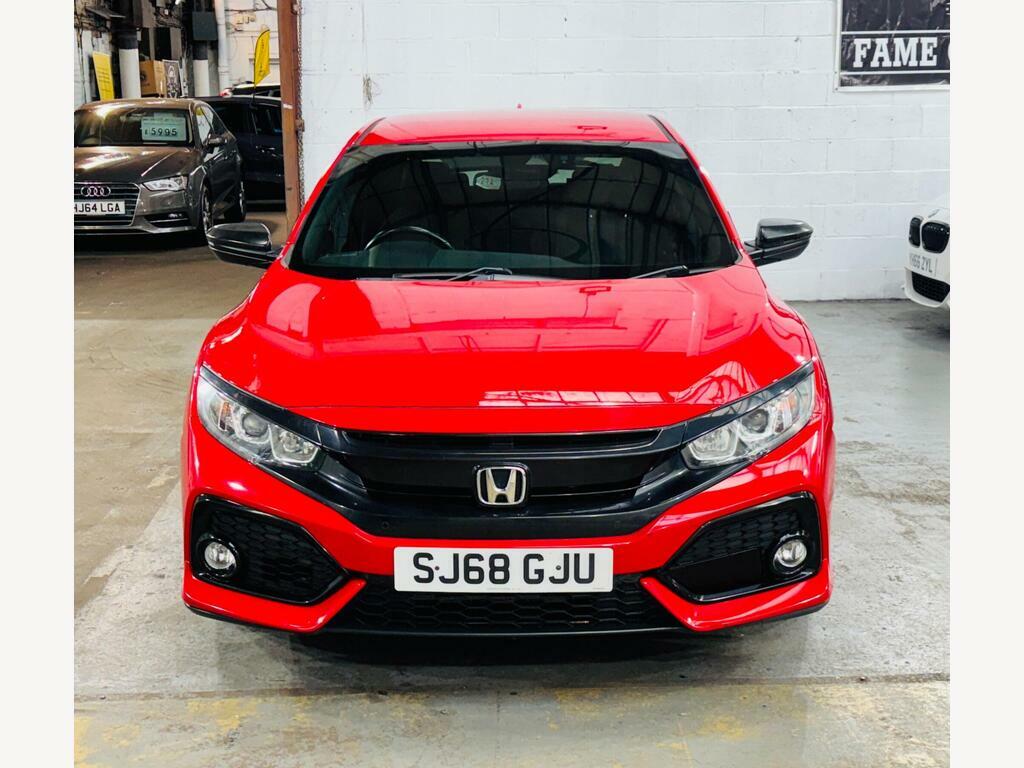 Honda Civic 1.0 Vtec Turbo Sr Euro 6 S S Red #2