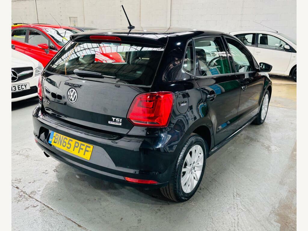 Volkswagen Polo 1.2 Tsi Bluemotion Tech Se Dsg Euro 6 S S Black #4